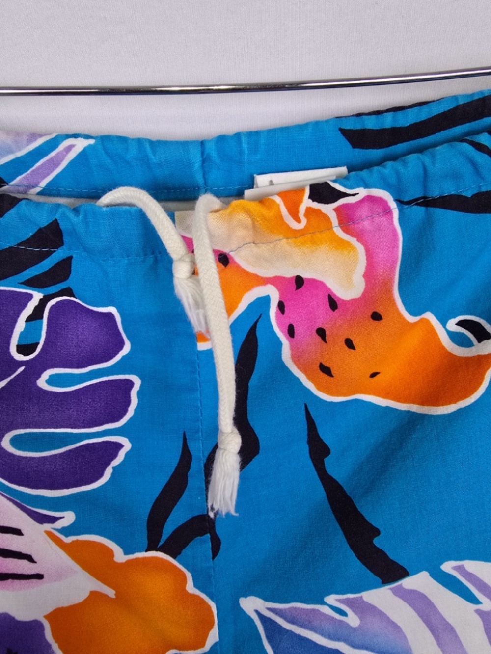 Vintage 80s Surf Line Hawaii Original Jams Tropical Floral Swim Shorts L - Picture 4 of 11